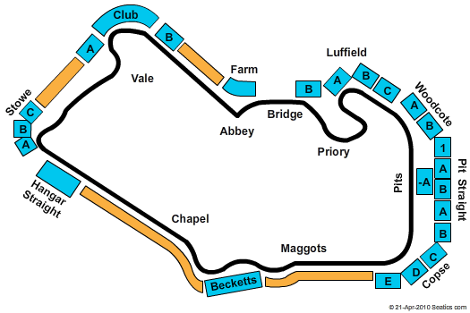 Silverstone Circuit Seating Chart